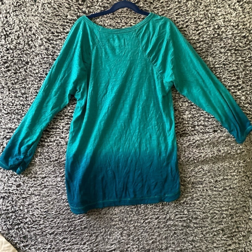 The North face Dark Autumn T Shirt long Sleeve Rush sleeveless Size Medium - Picture 2 of 4